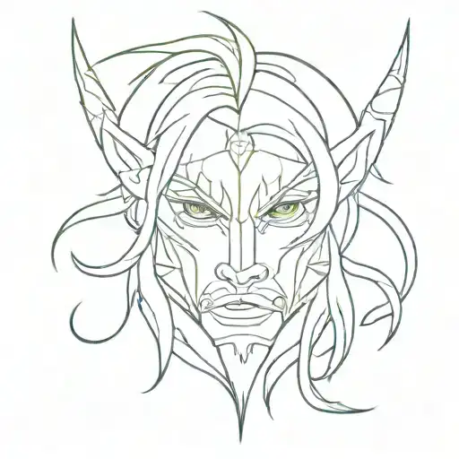 world of warcraft tattoo design idea