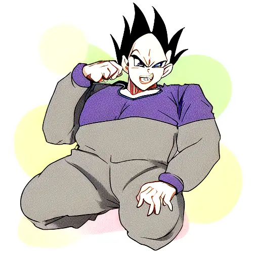 vegeta turning to a ape tattoo design idea