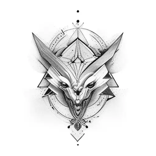 abstract tattoo design idea