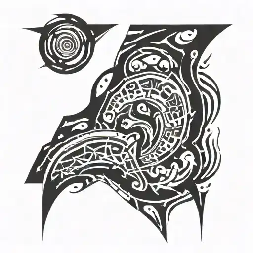 cybertribal spinal t   tattoo design idea