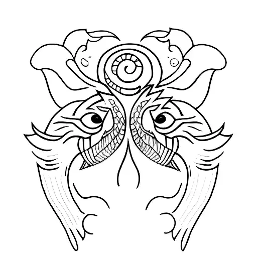 Quetzal tattoo design idea