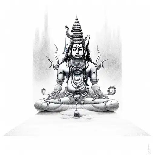 lord shiv tattoo design idea