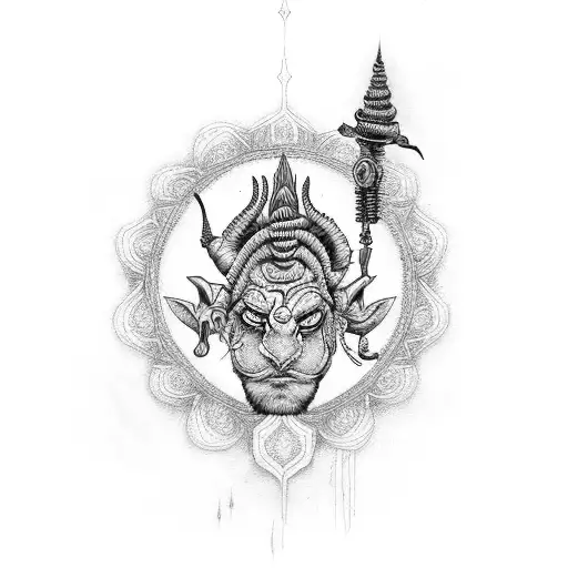 lord shiv tattoo design idea