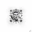 cr7 tattoo design idea