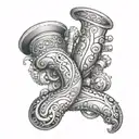 Virtual piping design software merging with digital design tools in a tattoo tattoo design idea
