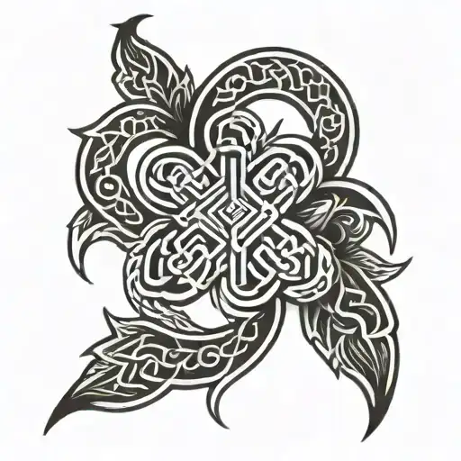 endless knot tattoo tattoo design idea