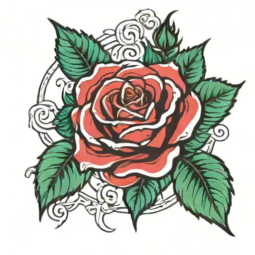 grateful dead roses blooming flowers blooming flowers symbolizing tattoo design idea