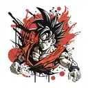 7 Star Dragon Ball tattoo design idea