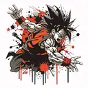 7 Star Dragon Ball tattoo design idea
