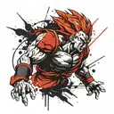 7 Star Dragon Ball tattoo design idea