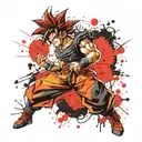 7 Star Dragon Ball Shinron tattoo design idea