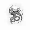 squid tattoo design idea