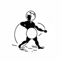 atlas holding the world tattoo design idea