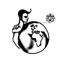 atlas holding the world tattoo design idea