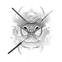 salmon tattoo design idea