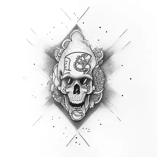 Bart avec des tatouages sur le corps tattoo design idea