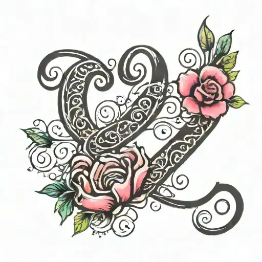 finger tattoos cursive letters V F P F tattoo design idea