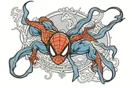 name and date cursive writing in remembrance tattoo including spiderman  tattoo design idea