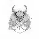 peg-top tattoo design idea