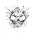 peg-top tattoo design idea