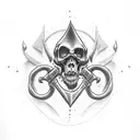 Grim Reaper tattoo design idea