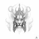 Shiv Ji tattoo design idea