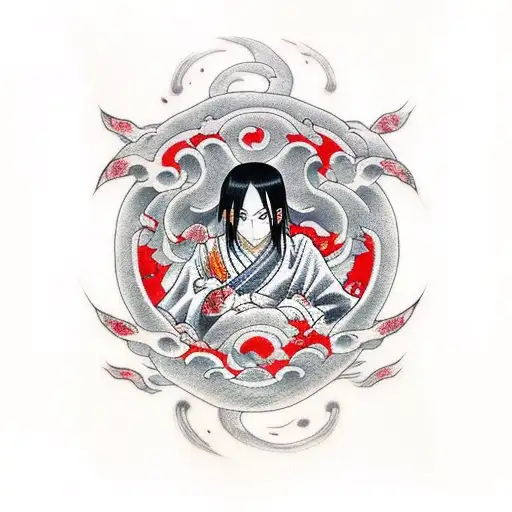 itachi Uchiha blood tattoo design idea