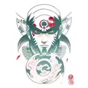 itachi Uchiha blood tattoo design idea