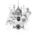 life is short live it tattoo design idea