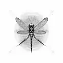 dragonfly breast cancer tattoo design idea