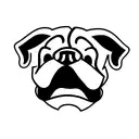 georgia bulldogs mascot combined with Atlanta Braves mascot tattoo design idea