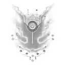 EKG waveform tattoo design idea