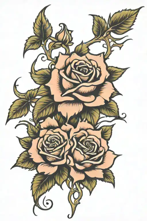 Family First Rose tattoo tattoo design idea