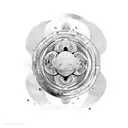 turtle with yin yang shell tattoo design idea