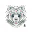 Bear tattoo design idea