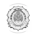 Incorporate the Omega Psi Phi Fraternity crest into a design inspired by Psalms 133 tattoo design idea