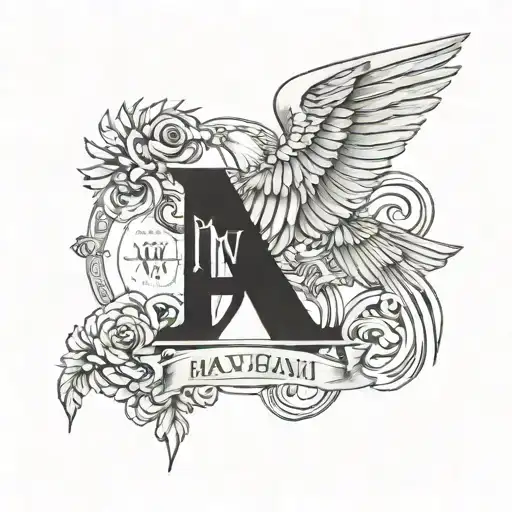 Roman Numerals for the Date: May 8th 2007. And a design of Icarus tattoo design idea