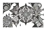 the broken are the more evolved  tattoo design idea