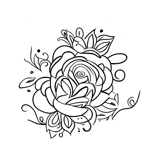 floral lovely bdsm tattoo tattoo design idea