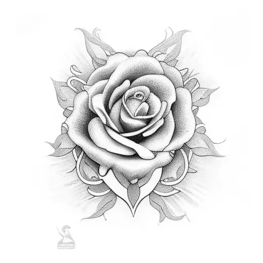 sur de chile tattoo design idea