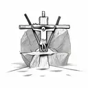 crucifixion of the brave little toaster tattoo design idea