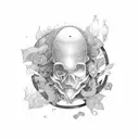 letting go tattoo design idea