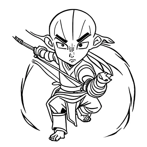 avatar The legend of Aang  tattoo design idea