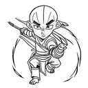 avatar The legend of Aang  tattoo design idea