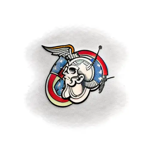 trojan tattoo design idea