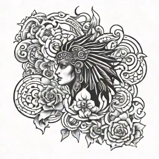 P,K,R,D,V,C,S tattoo design idea