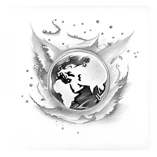 earth air water fire tattoo design idea