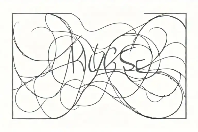 title 'Muse' tattoo design idea