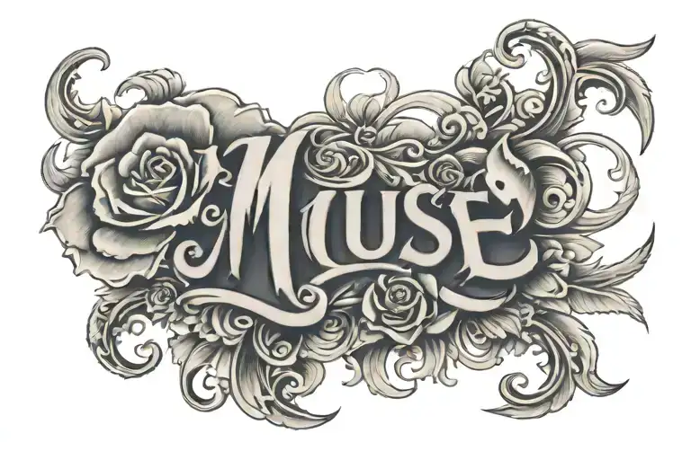 title 'Muse' tattoo design idea