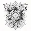 today and tomorrow tattoo design idea